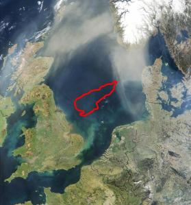 Dogger Bank was probably finally submerged by rising sea levels around 5000BC. A likely candidate for Pliny's Atlantis....