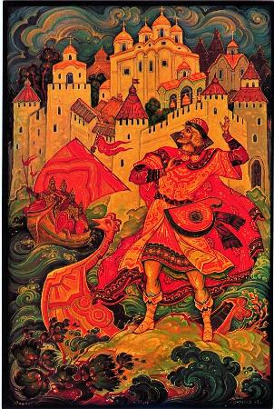 Sadko visits the Sea Tsar